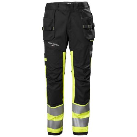 Helly Hansen Workwear Fyre Työhousut musta/Hi-Vis-keltainen C62, Vaatteet