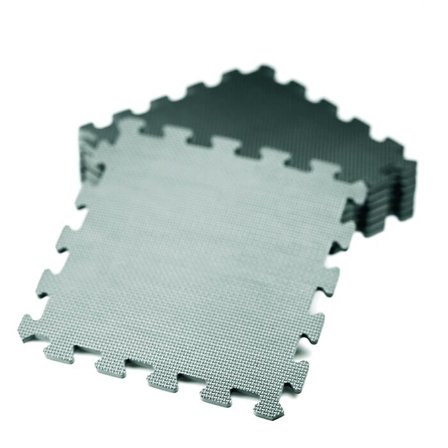 Master Fitness Golvskydd Pusselmattor Grå