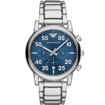 Emporio Armani Watch UR - , Blauw , Heren , Maat: ONE Size Horloges