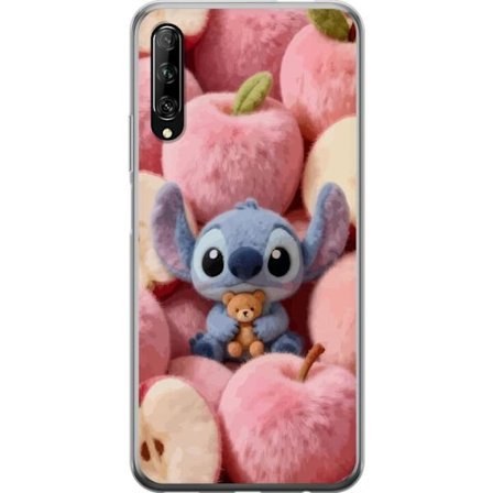 Kompatibel Mobilcover til Huawei P smart Pro 2019 Stitch blandt lyserøde fluffy æbler med teddy og sød kawaii-æstetik
