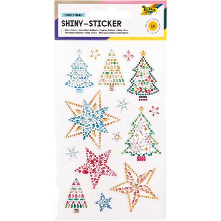 Folia Diamantsticker Kerstmis 1 Vel