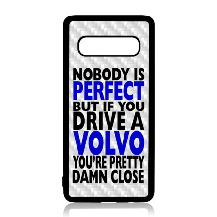 Samsung S10 PLUS skal med Nobody is perfect Volvo design