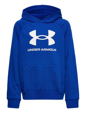 Ua Rival Fleece Hoodie Hettegenser Genser Blå Under Armour