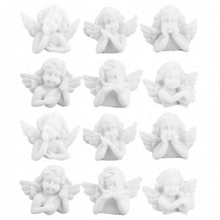 30 stk. Miniatyr Engelfigurer for Hjemmeinnredning og Gaver (LGL)