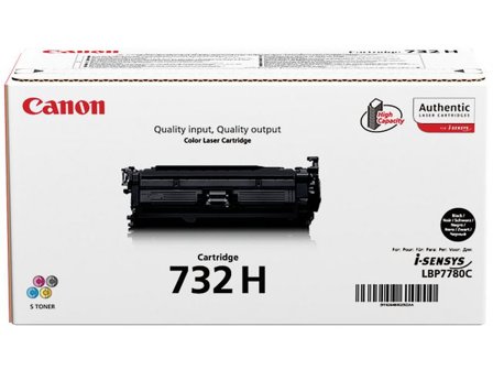 Canon Toner, 732 BK H, hög kapacitet, svart, 6264B002 - Lyreco - Toner och bläck - Tonerkassetter - Toner Canon