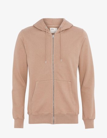 Classic Organic Zip Hood - Honey Beige - XS