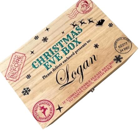 Joululahja-laatikko jouluaattona