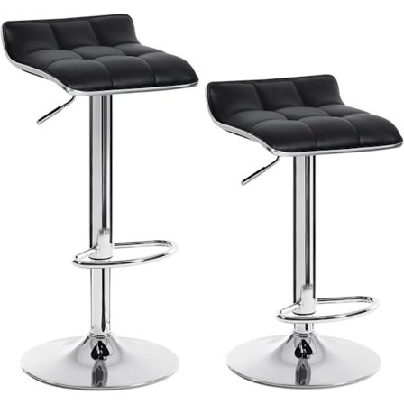 Rootz baarijakkara - Säädettävä työtuoli - Kääntyvä baarituoli - Ergonominen muotoilu - Kestävä rakenne - Parannettu turvallisuus - 38cm x 40cm x 64-8