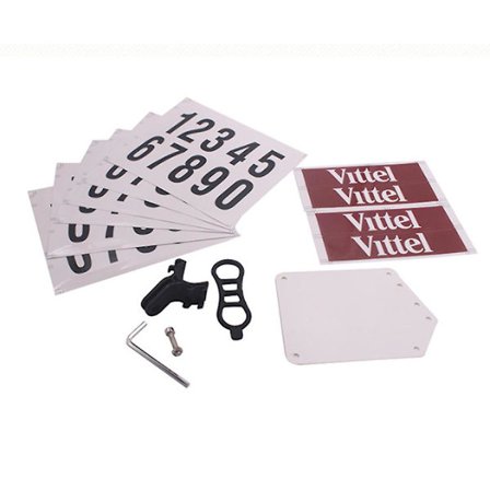 Nummerplade + Beslag Sæt Hurtig Spænde Bjergvej Foldbar Cykel Nummerplade