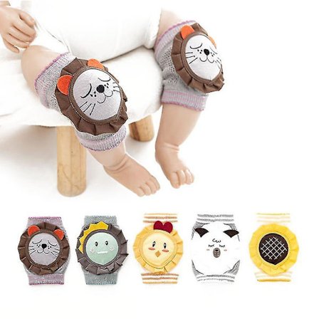 Baby Crawling Anti-slip Knæ, Unisex Baby Toddlers Knæbeskyttere