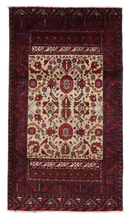 Baluch Rug 107X190 Wool, Persia