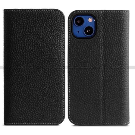 Läderfodral Till Iphone11pro Svart Plånbok Med Klappersten A