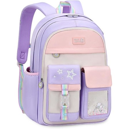 Sød børne rygsæk, galakse, skoletaske, pige, dreng, skolerygsæk, bogtasker, rygsæk, universitet