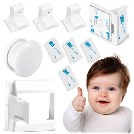 Magneettinen lasten lukko kaappiin Ricokids 798000, 4 kpl