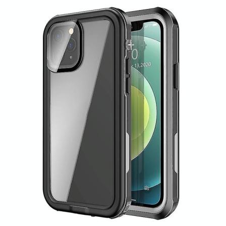 Vanntett fulldekkende PC + TPU-telefondeksel til iPhone 12 Pro Max