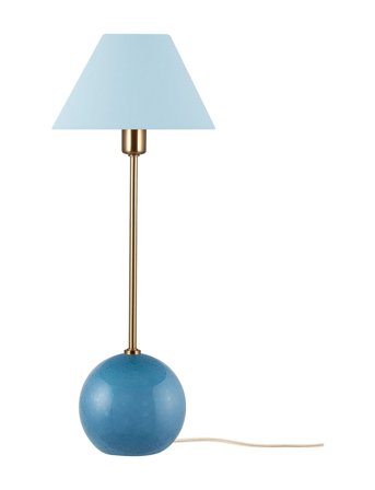 Globen Lighting Table Lamp Iris 20 Dove Blue - Blue - H51CM