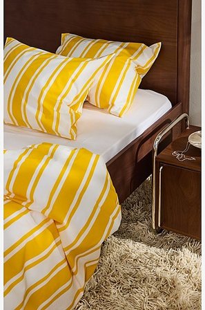 Jotex - Örngott 50x60 Cm 2-pack Ekologisk Gul/vit DEBBIE - Köp Örngott hos Jotex