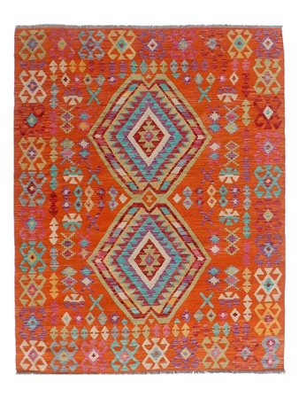 Alfombra Kilim Afghan Old Style 152X194 (Lana, Afganistán)