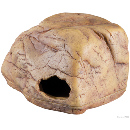 Exoterra - Gecko Cave - Terrestial Gecko skinn brun 16 x 13 x 10,5 cm - Reptil - Terrarium inventar - Terrariehus og grotter - ZOO.no