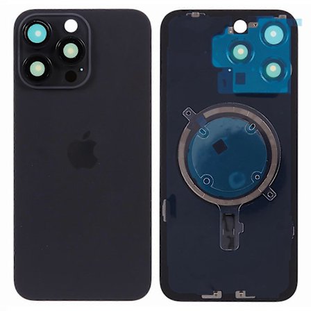 Typ C För iPhone 15 Pro Batterihölje med Fäste + Kameralinsskydd Ersättningsdel[D]