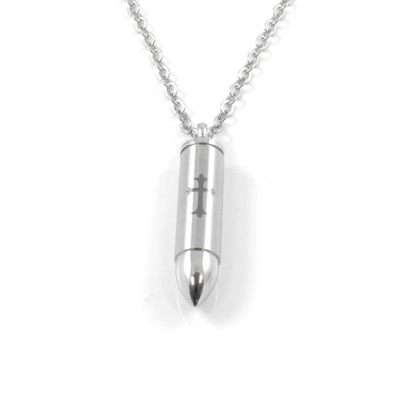 Collana in acciaio inossidabile con vano segreto per uomini - Collane in acciaio