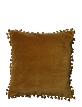 Cushion Cover Velvet Cotton W Fringe Home Textiles Cushions & Blankets Cushion Covers Ruskea C'est Bon