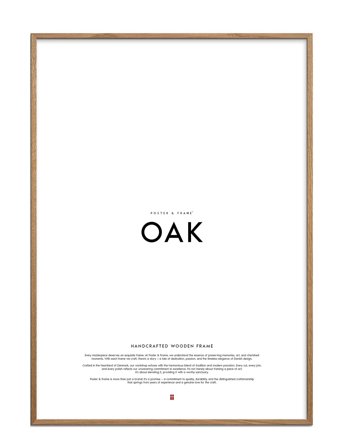 Poster & Frame Oak Wood Frame - Brown - 29.7X42CM