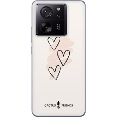 Kompatibel Mobilcover til Xiaomi Xiaomi 13T Pro Cactus and Friends - Soft Romance Sketch
