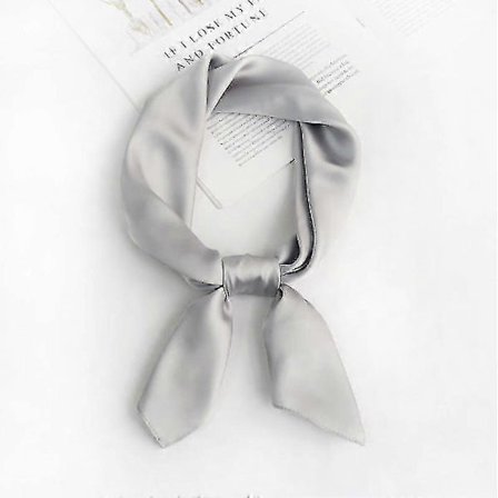 Dammode Mjuk Stor Satin Fyrkantig Chiffong Polyester Scarves Set Huvud Hals Multifunktionell Enfärgad Finns Tillgänglig-lingling}