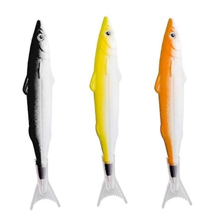 QU/Fiskformet kulepenn med blekkfylt gelpenn, skrivemarkør for skole og kontor