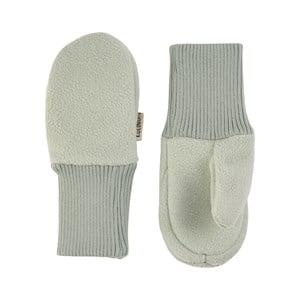 Kuling Dust Mint Livigno Wind Fleece Mittens 6-8 Years - Gloves and mittens - 6-8 years - Green