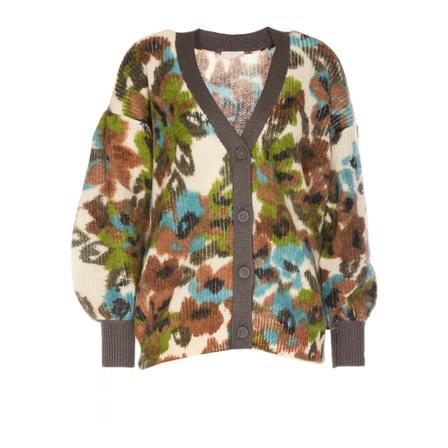 Liu Jo, Cardigans Groen, Dames, Maat:M