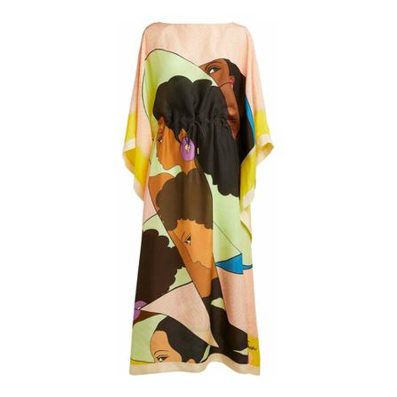 Fendi, Midi Dresses Różowy, Kobieta, Rozmiar: S