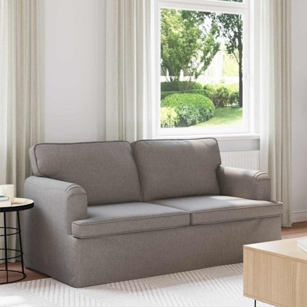 Soffa 140cm Taupe Metall