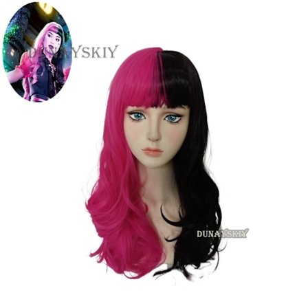 Movie Monster Cosplay Live Dress Høj Pige Draculaura Cosplay Kostume Paryk Pink Kjole Halloween Kvinder Fancy Rollespils Outfit S