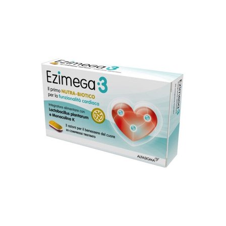 Ezimega 3 20 Compresse Integratore Omega-3 per il Benessere