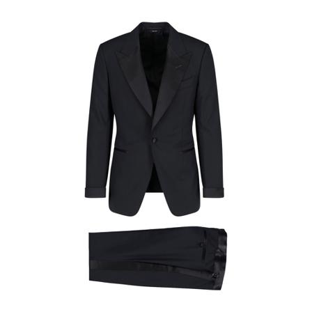 Tom Ford Suit Sets svart, Herr Kostymer, Herr, Storlek: S
