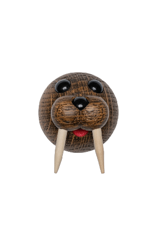 Spring Copenhagen Magnetic Wally Valross Ek 6 Cm Inredningsdetaljer Brun