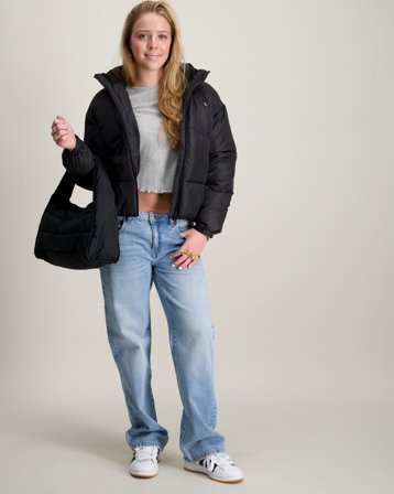 Calvin Klein CK SHORT PUFFER JACKET Schwarz Jacken Mädchen - Kids Brand Store