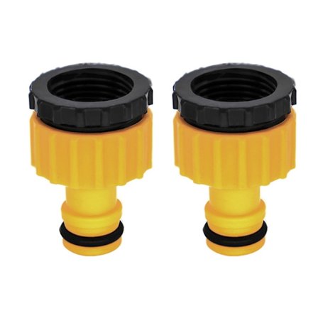 Snabbkoppling Slangkopplingar Vattenkran Splitter Bevattning Vatten Gängad Kranadapter Kompatibel för Tvättmaskin