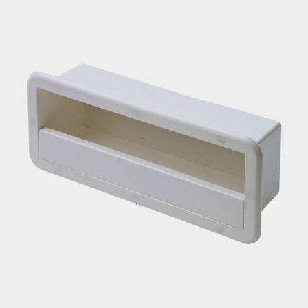 Opbergvak / opbergruimte / handschoenenvak boot CAN-SB Wall-Mounted Storage Pocket, 420 x 170 x 100 mm, wit