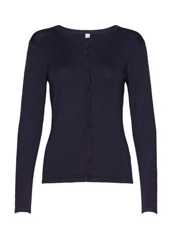 Sc-Dollie Strikket Trøje Cardigan Navy Soyaconcept