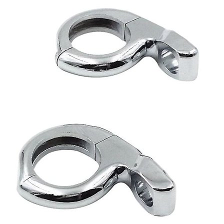 1 tommer 25mm krom blinklys håndtag klemme på spejle adapter montering Atv motorcykel scooter