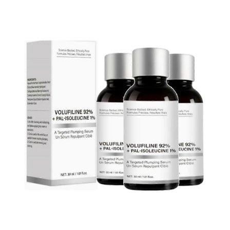 1-3 stk. Volufiline 92% + Pal-Isoleucin 1% Plumping Vandfrit Serum, Volufiline Serum, Ansigtspleje til Tab af Volumen, Hudelasticitet, 30 ml