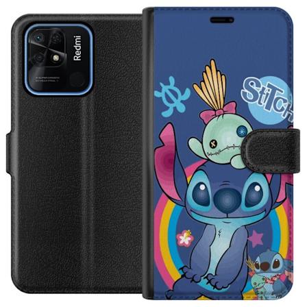 Xiaomi Redmi 10C Tegnebogsetui Stitch og ven