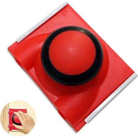 Reunanmaalaustyyny - Maalinreunain - Reunasivellin - Reunanmaalaussivellin - Reunanmaalaaja - Reunanmaalaustyökalu - 12*9 cm