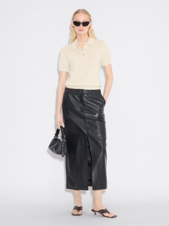 Holzweiler Cashmere Short-Sleeved Polo - Ecru - Women's - XS