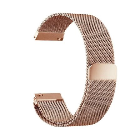 Milanese Mesh Smartwatch watch strap for Polar Ignite, etc - Rose Gold