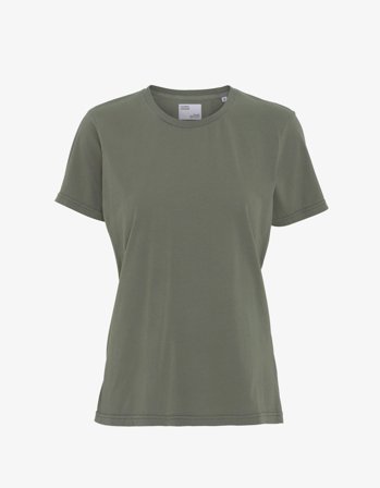 Women Light Organic Tee - Dusty Olive S