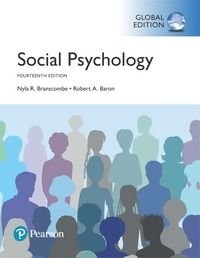 Social Psychology, Global Edition, ISBN: 9781292159096